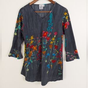 Parsley & Sage Floral Tunic Size Medium